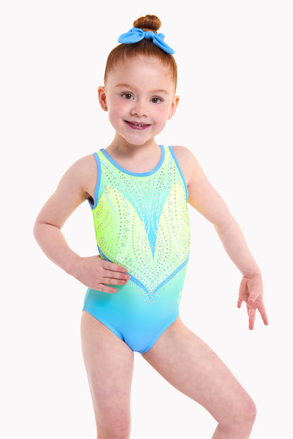 Little Stars Leotards - Enchanted Lime/Blue