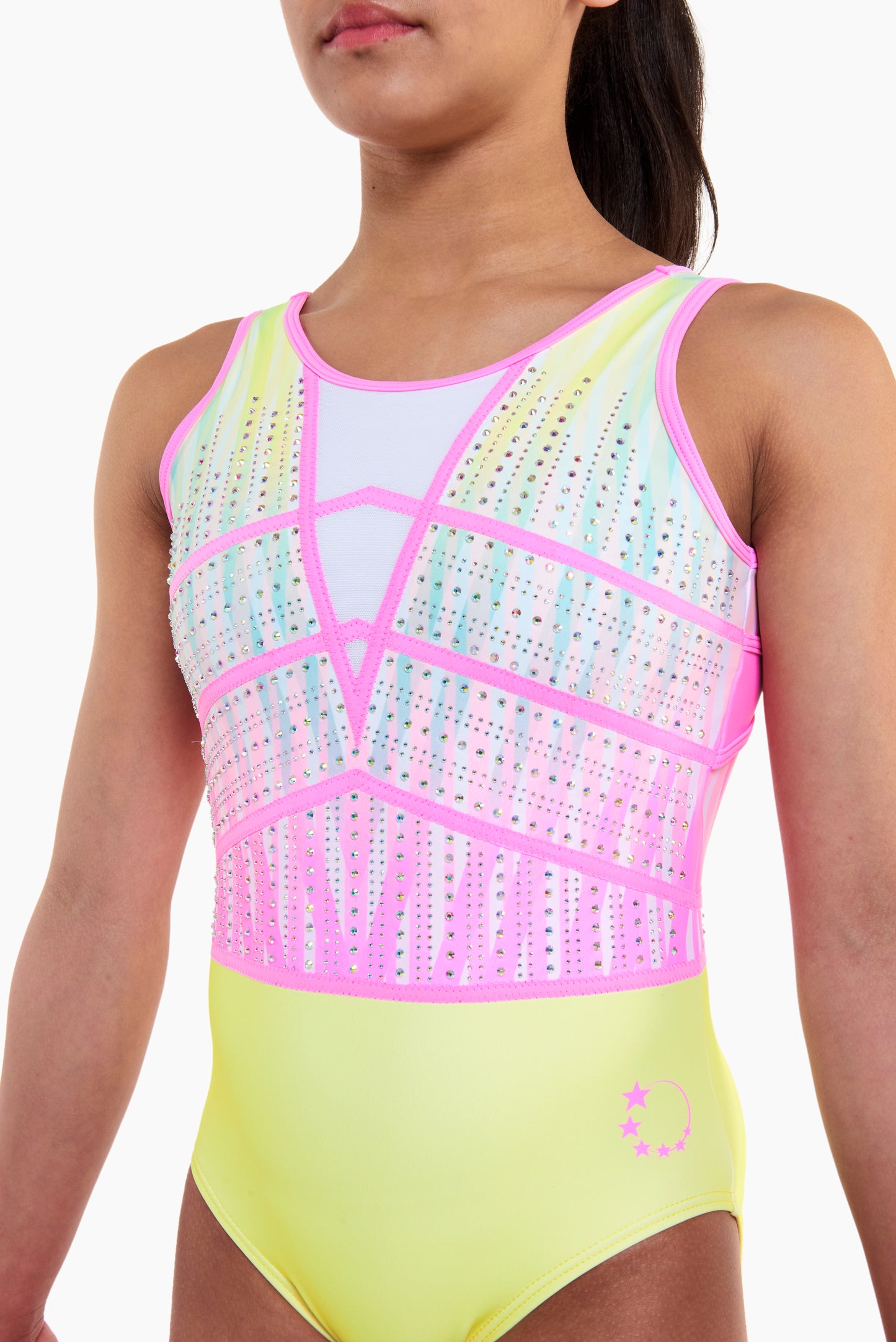 Little Stars Leotards - Prism Yellow/Pink