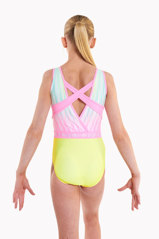 Little Stars Leotards - Prism Yellow/Pink